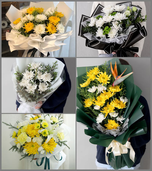 广东珠海市香洲区梅华街道白事花束代送